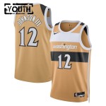 Maillot NBA Washington Wizards Tre Johnson III Nike 2025-26 City Edition Or Swingman - Enfant Maillot NBA Washington Wizards Tre Johnson III Nike 2025-26 City Edition Or Swingman - Enfant
